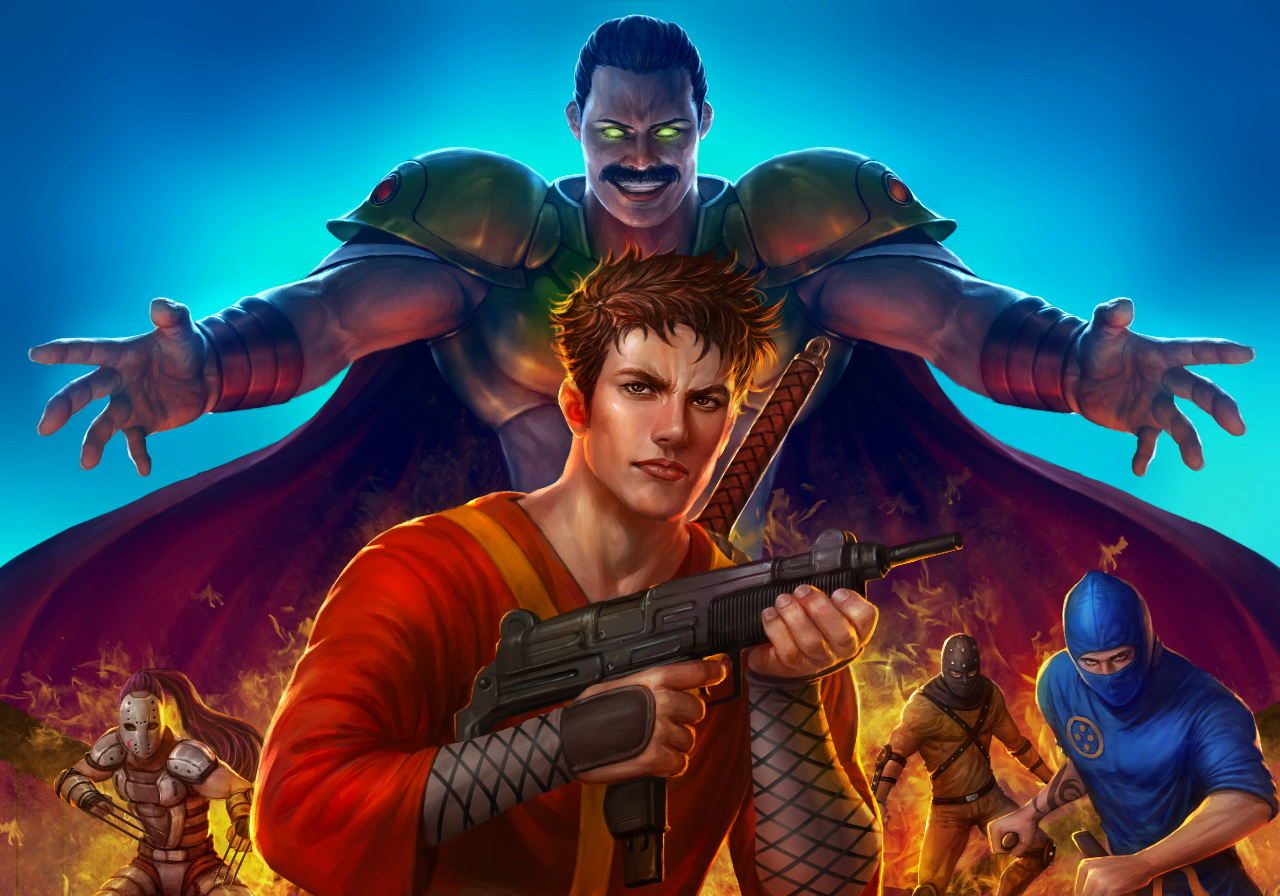 Shadow Gangs illustrated key art